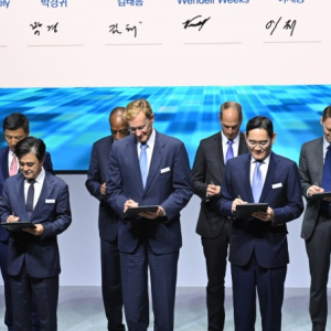 코닝 한국 투자 50주년 기념식